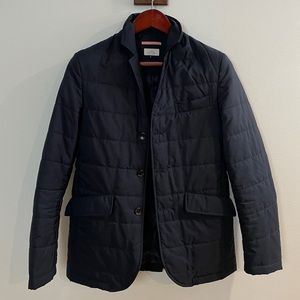 Apolis Navy Quilted Jacket